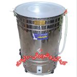 کره گیر و تلم برقی 100 لیتری سطلی