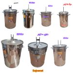 تقطیر عرقگیر گلابگیر مخزن استیل 25 لیتری کندانسور مسی برقی - تصویر 4