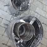 تقطیر گلابگیر عرقگیر کندانسور استیل آبی سایز 3