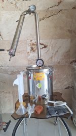 دستگاه تقطیر گلابگیر عرقگیر تمام استیل مدل B2 - تصویر 4